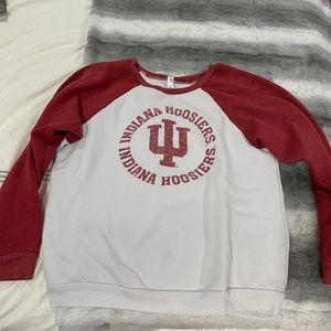 indiana hoosiers crew neck